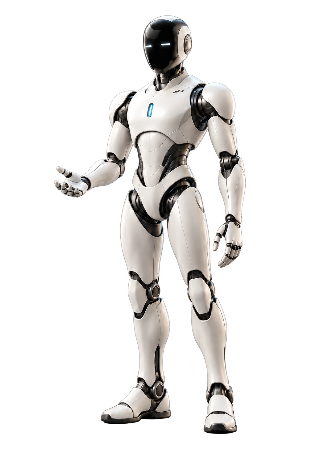 Pearl finish Max humanoid concept, full body