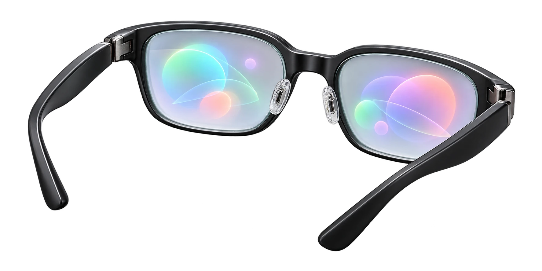 Inside view of Mirror showing full-colour display concepts in both lenses